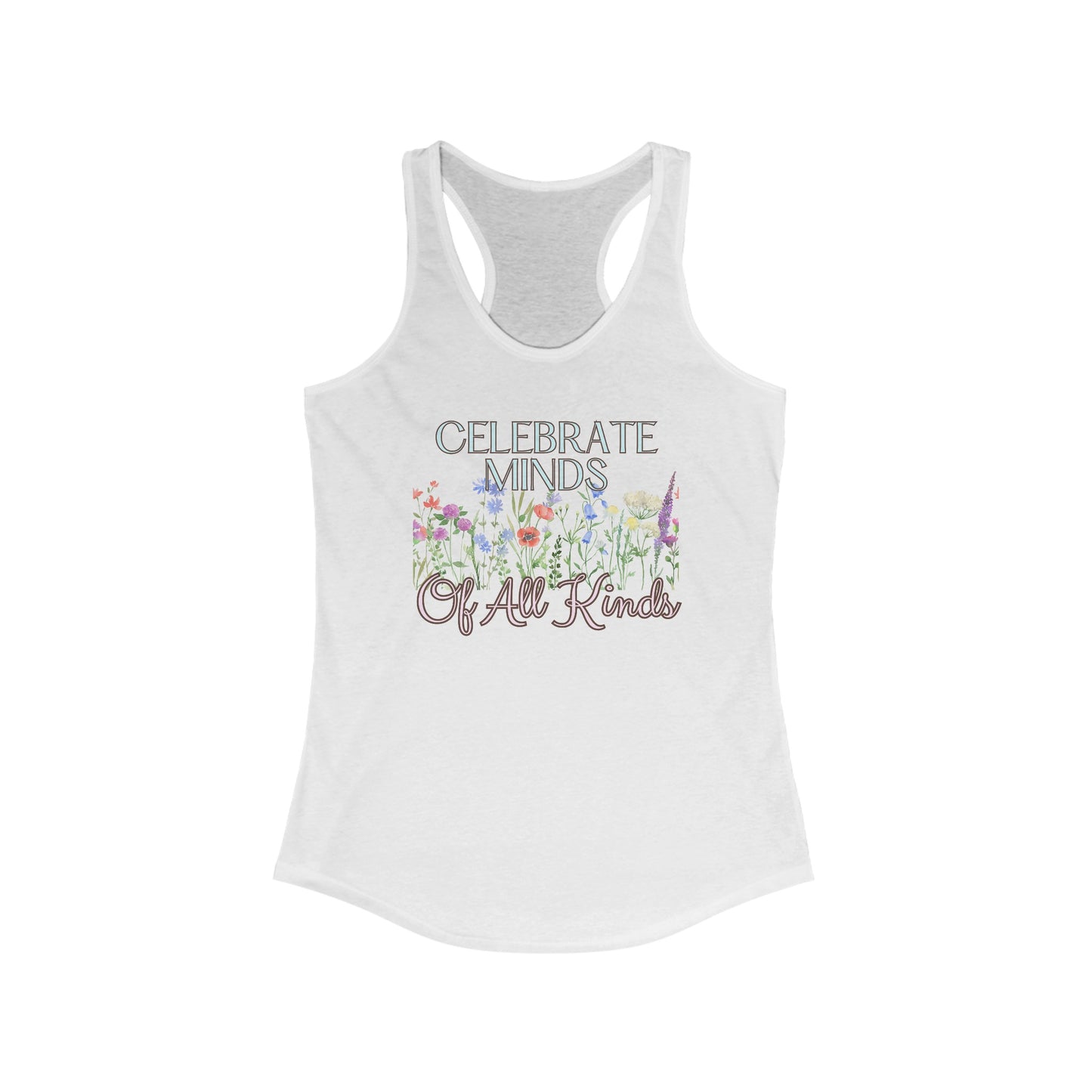 Women's Ideal Racerback Tank - Minds of All Kinds