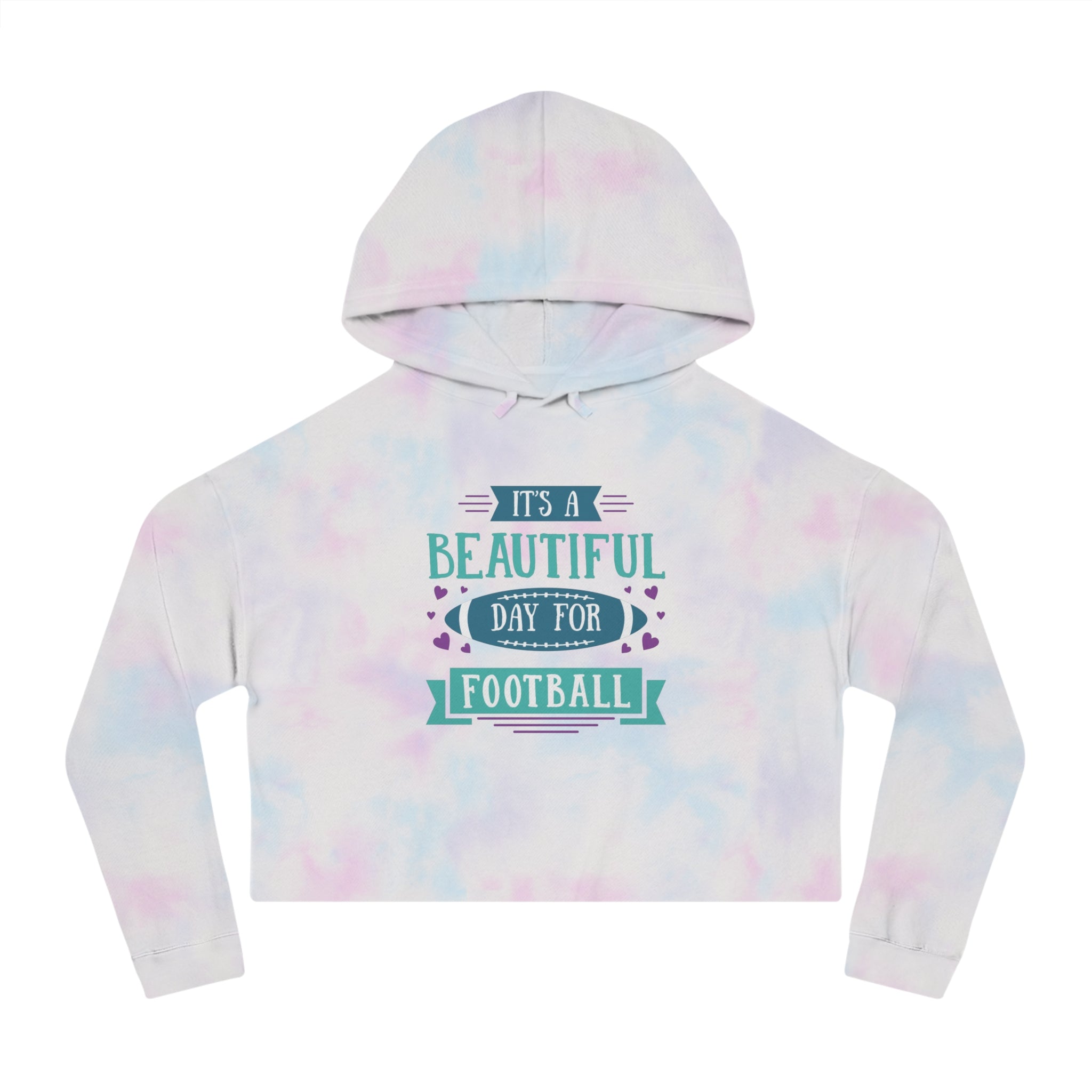 Womens Cropped Hooded Sweatshirt
