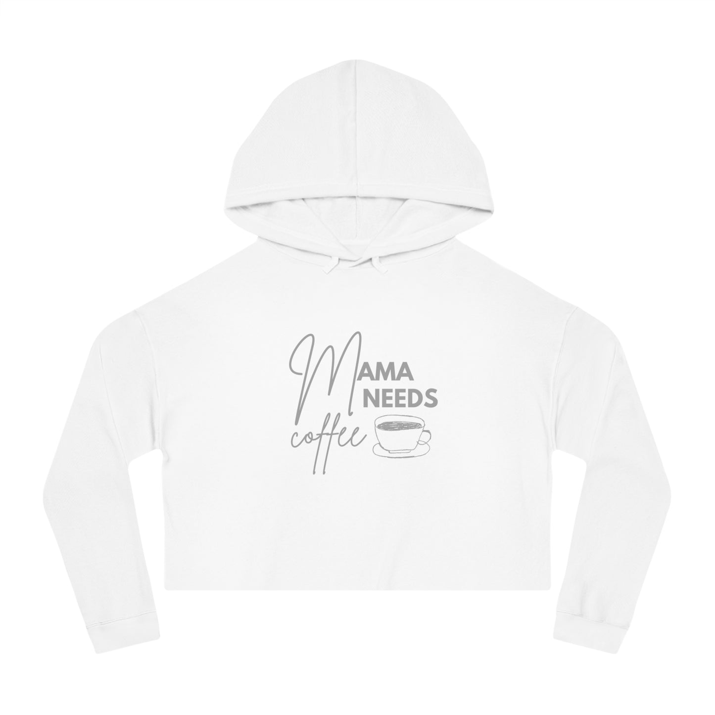 Womens Cropped Hooded Sweatshirt