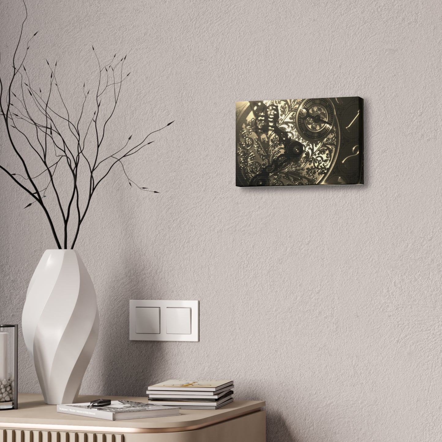 Canvas Stretched, 1.5'' - Grandfather Clock