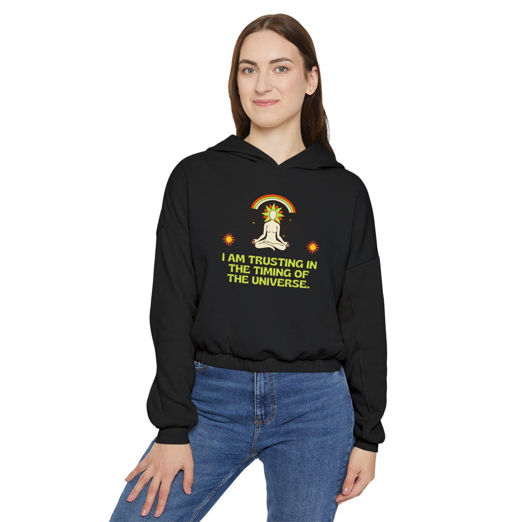 Womens Cinched Bottom Hoodie