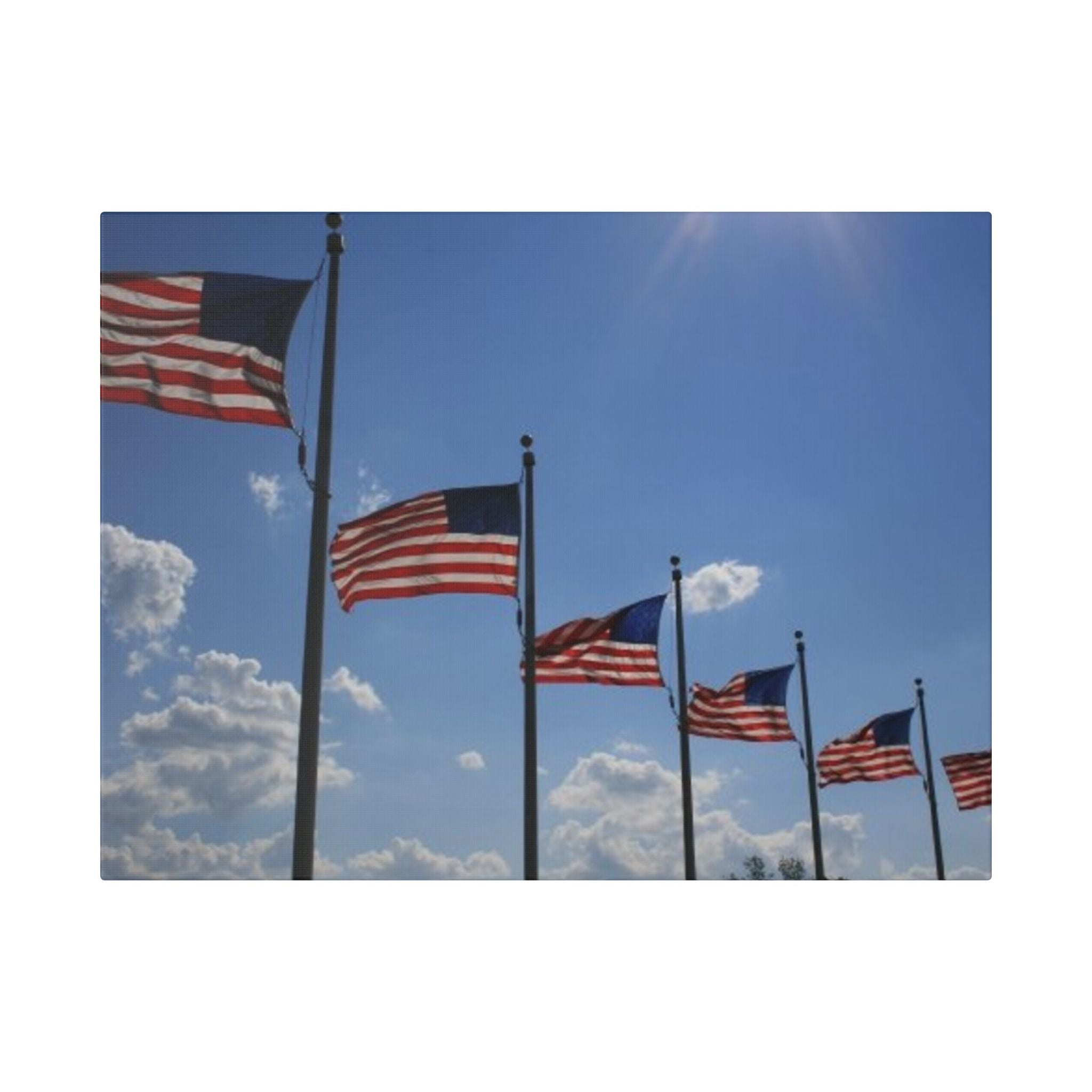 Classic Stretched Canvas - Flags