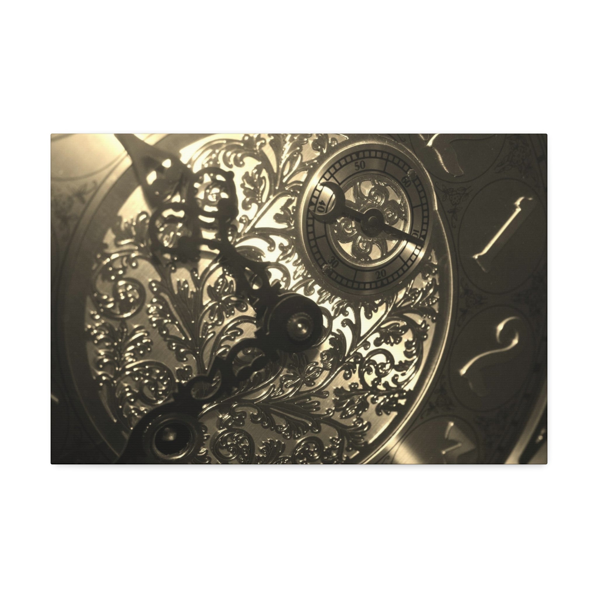 Canvas Stretched, 1.5'' - Grandfather Clock