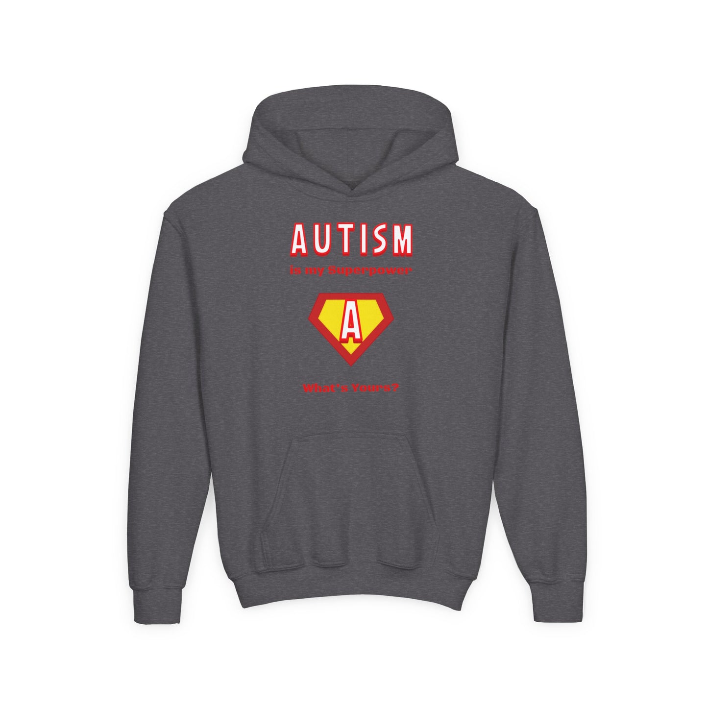 Youth Heavy Blend Hooded Sweatshirt - Superpower
