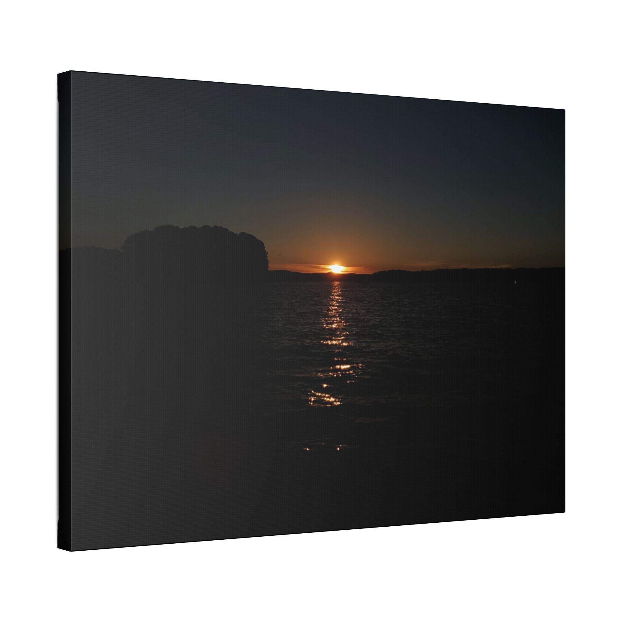Classic Stretched Canvas - Sunset on Lake Alatoona