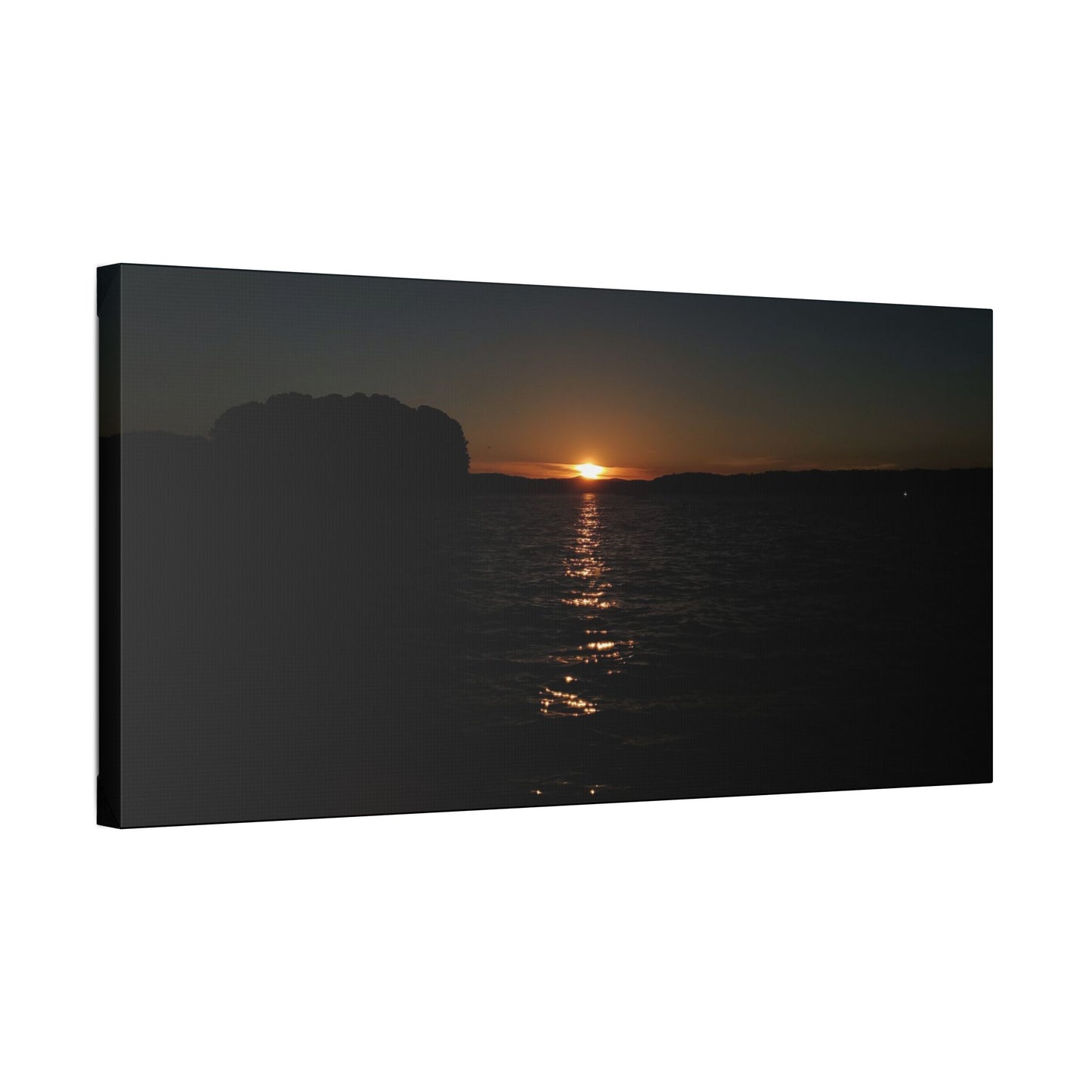 Classic Stretched Canvas - Sunset on Lake Alatoona