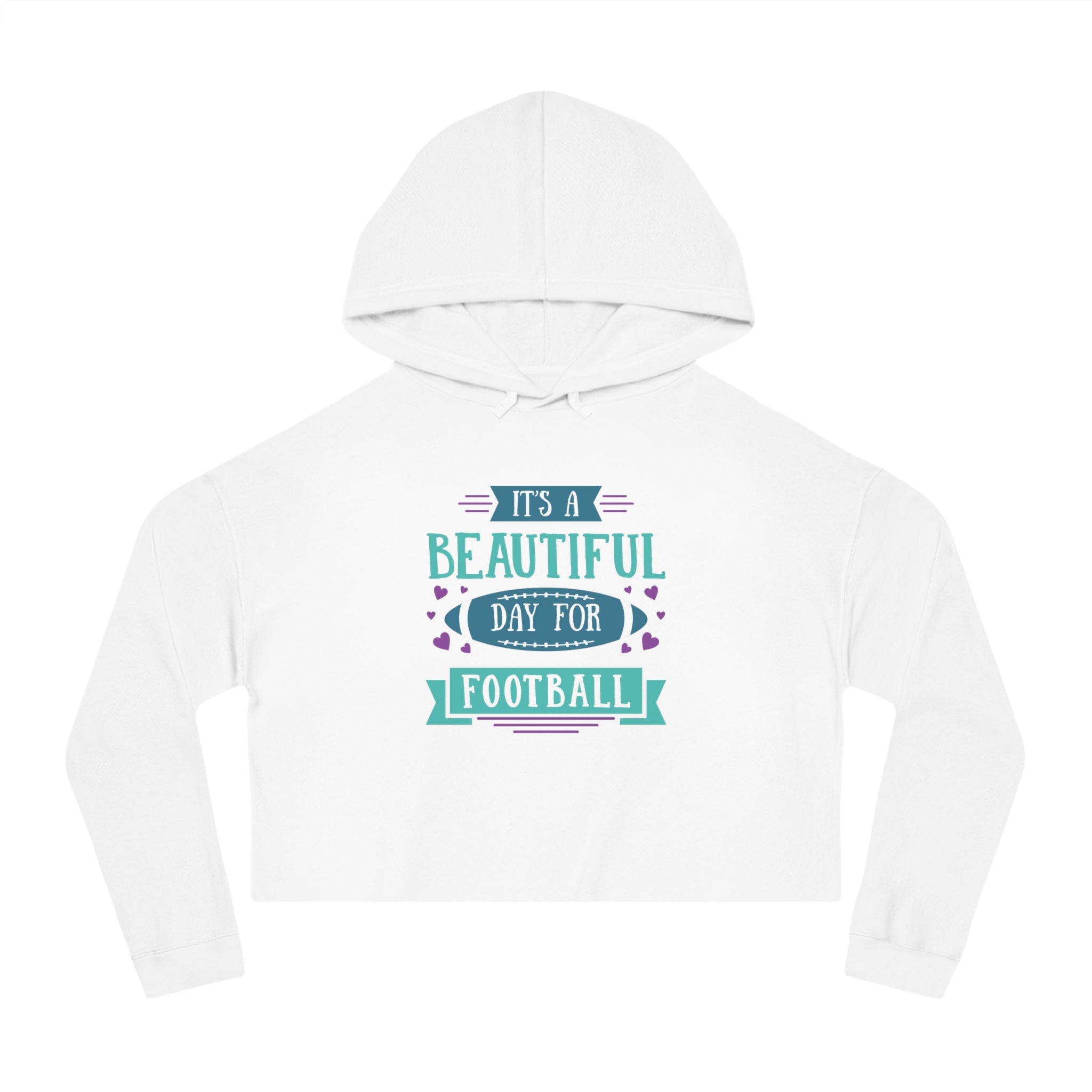 Womens Cropped Hooded Sweatshirt
