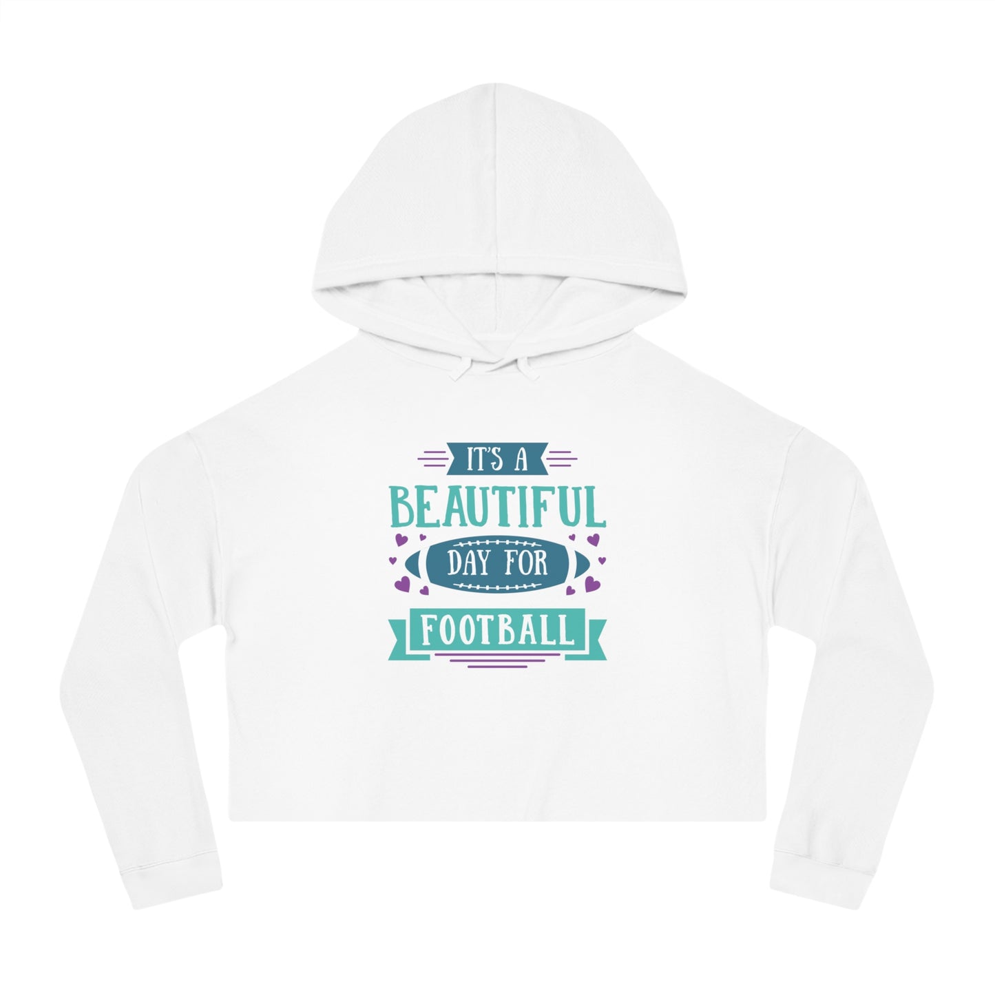 Womens Cropped Hooded Sweatshirt