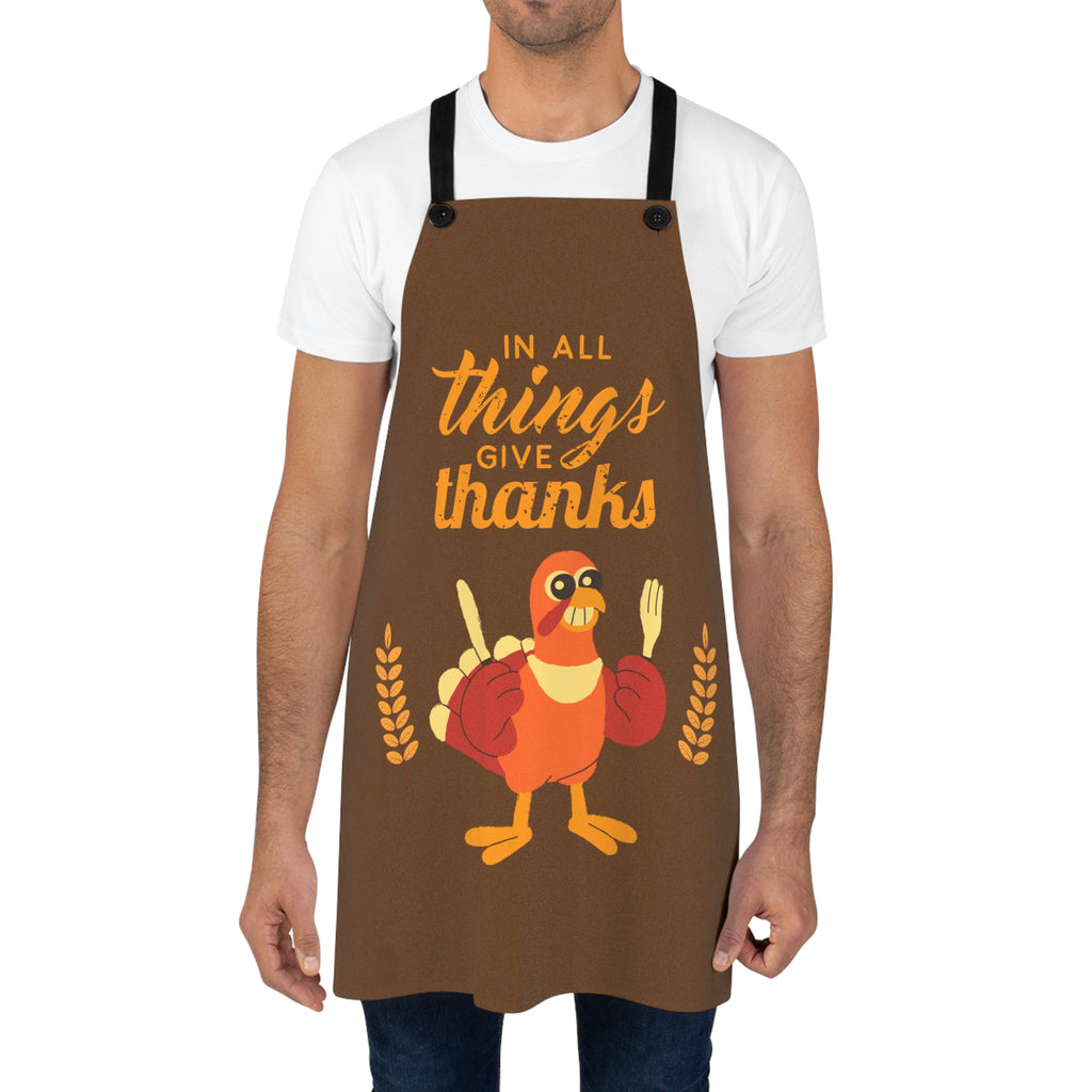 Thanksgiving Apron, Fun Cooking Gift for Chefs, Thanksgiving Decor, Family Gathering Apron, Kitchen Accessory