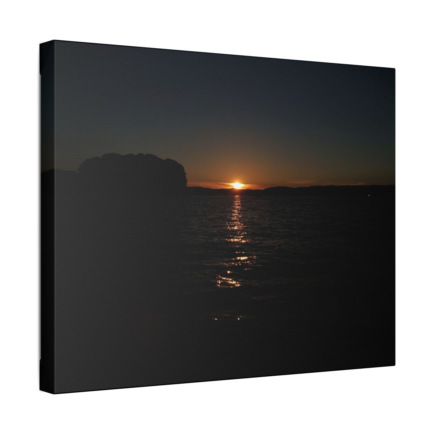 Classic Stretched Canvas - Sunset on Lake Alatoona