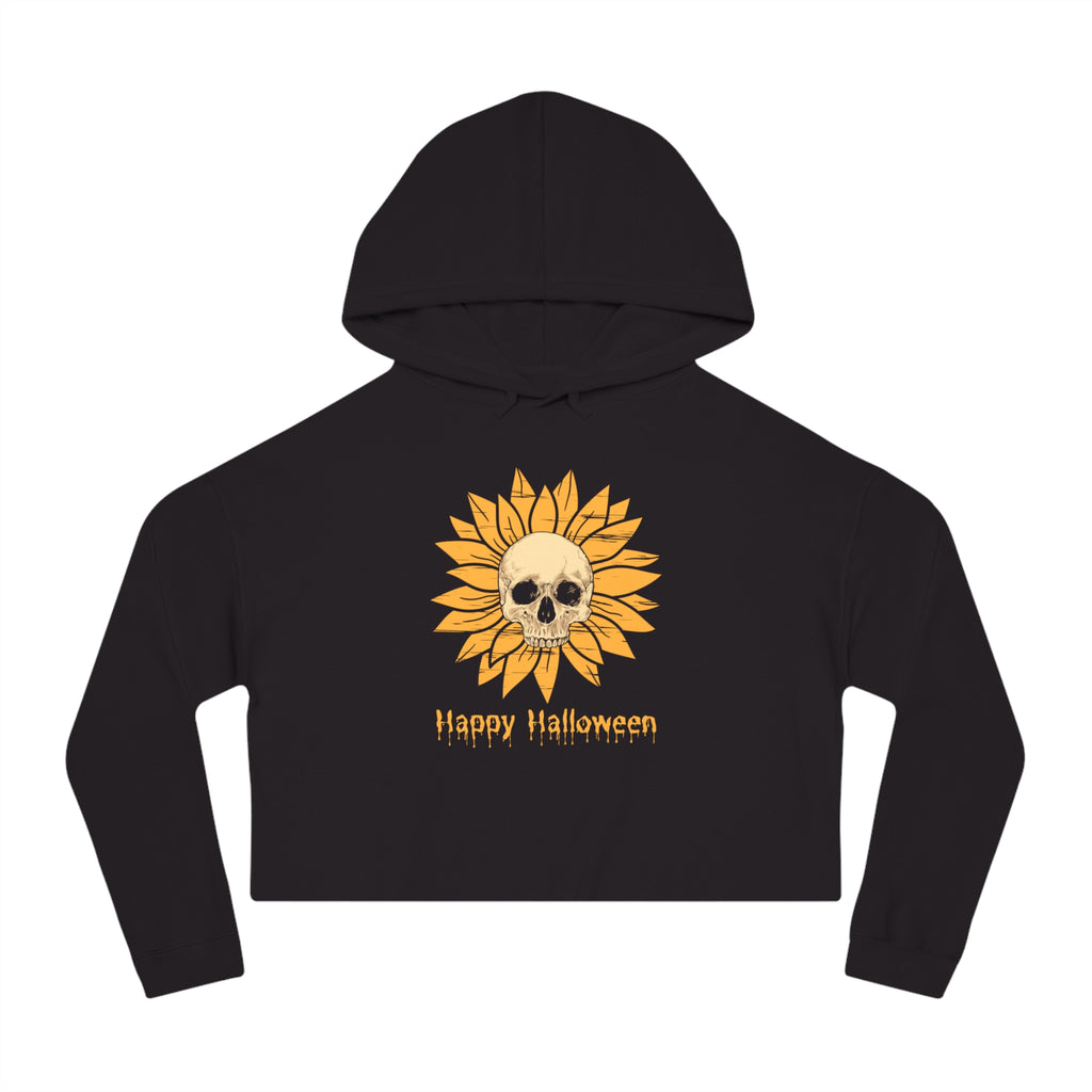 Womens Cropped Hooded Sweatshirt