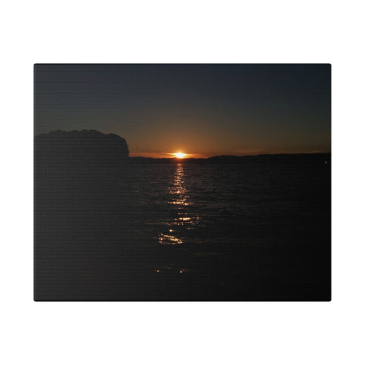 Classic Stretched Canvas - Sunset on Lake Alatoona
