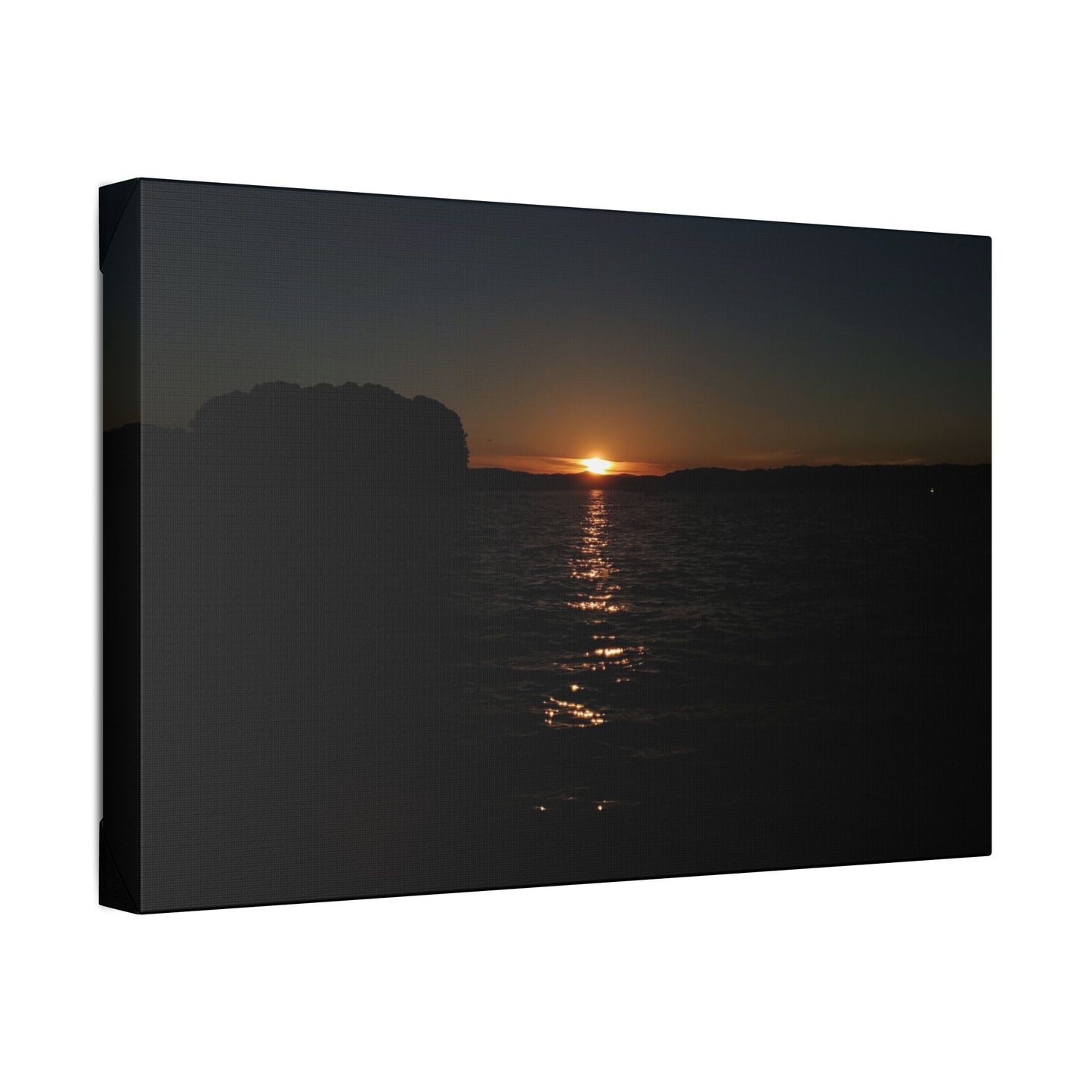 Classic Stretched Canvas - Sunset on Lake Alatoona