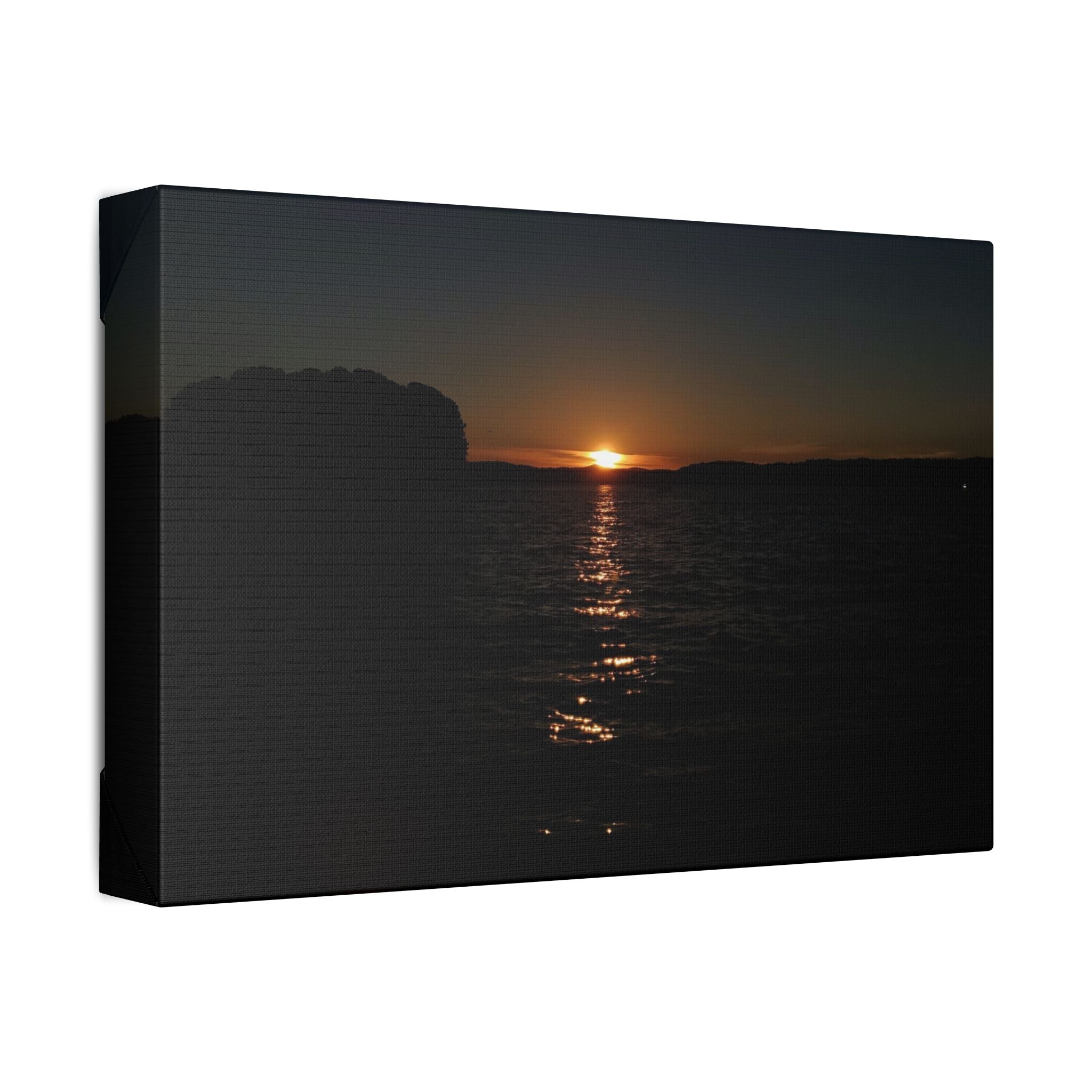 Classic Stretched Canvas - Sunset on Lake Alatoona