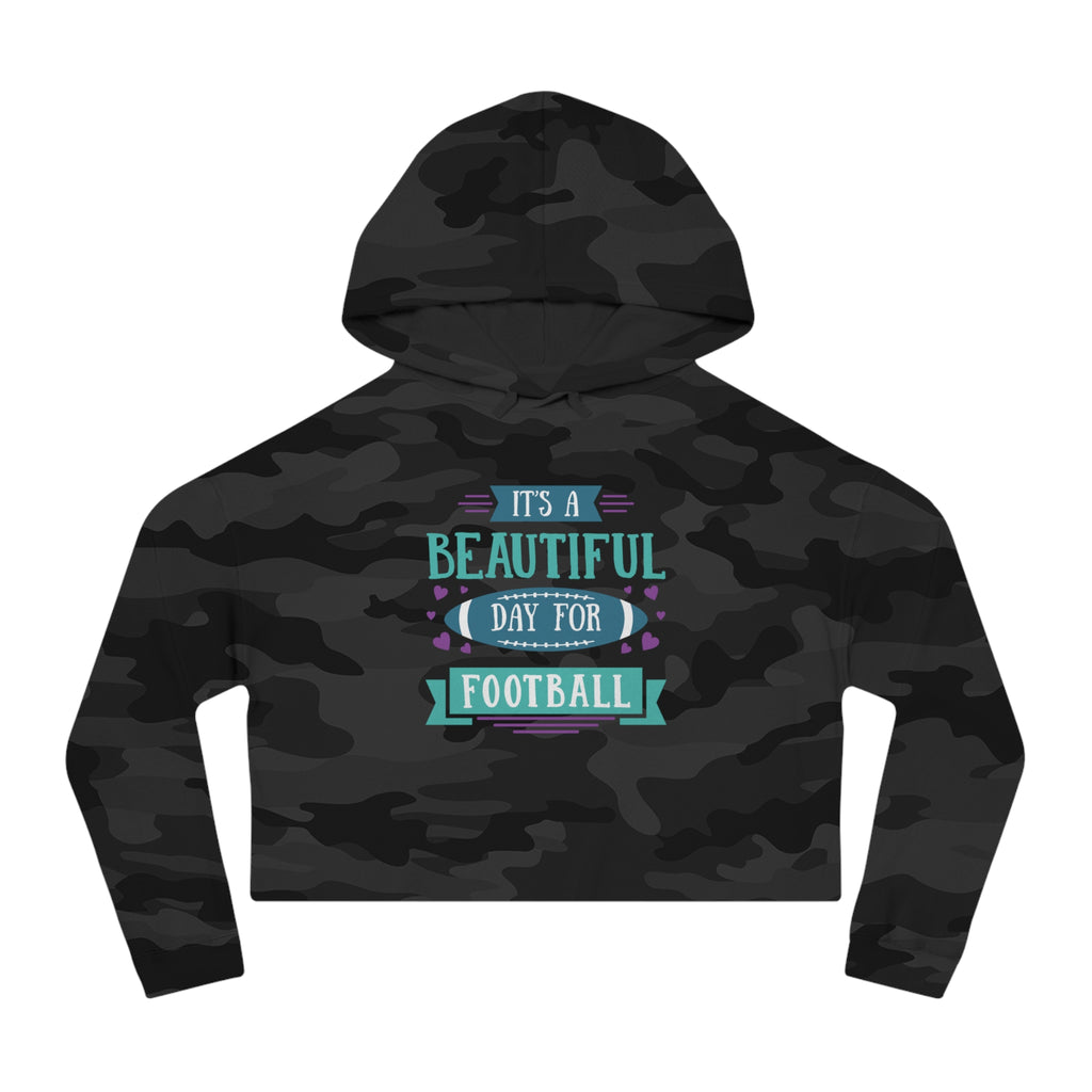 Womens Cropped Hooded Sweatshirt