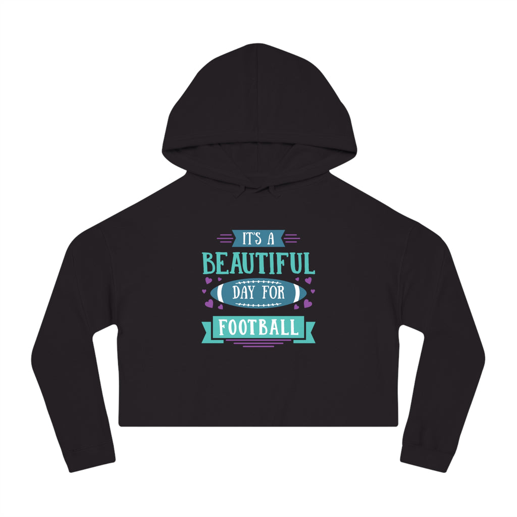 Womens Cropped Hooded Sweatshirt