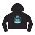 Womens Cropped Hooded Sweatshirt