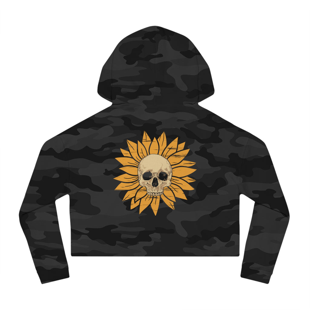 Womens Cropped Hooded Sweatshirt