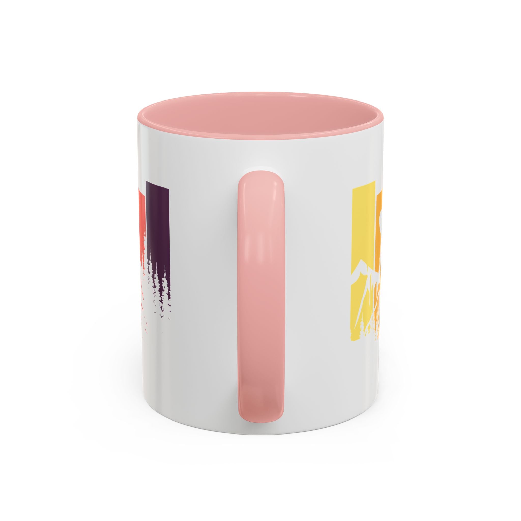 Colorful Mountain Adventure Coffee Mug, Nature Lover's Gift, Camping Mug, Hiking Coffee Cup, Outdoor Enthusiast Drinkware