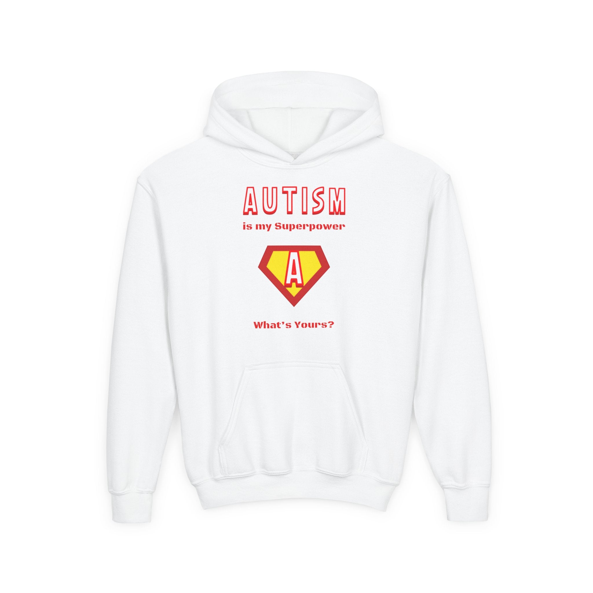 Youth Heavy Blend Hooded Sweatshirt - Superpower