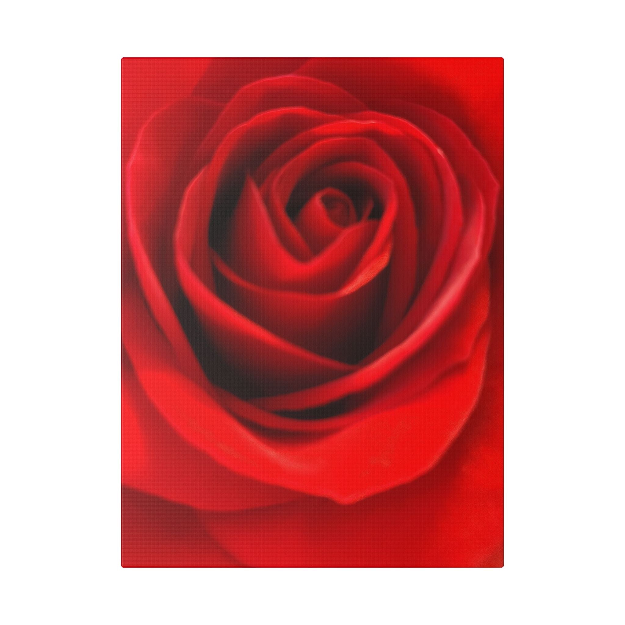 Classic Stretched Canvas - Rose