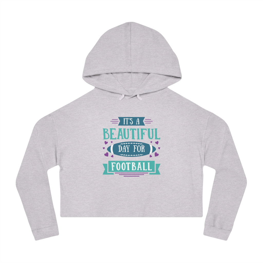 Womens Cropped Hooded Sweatshirt
