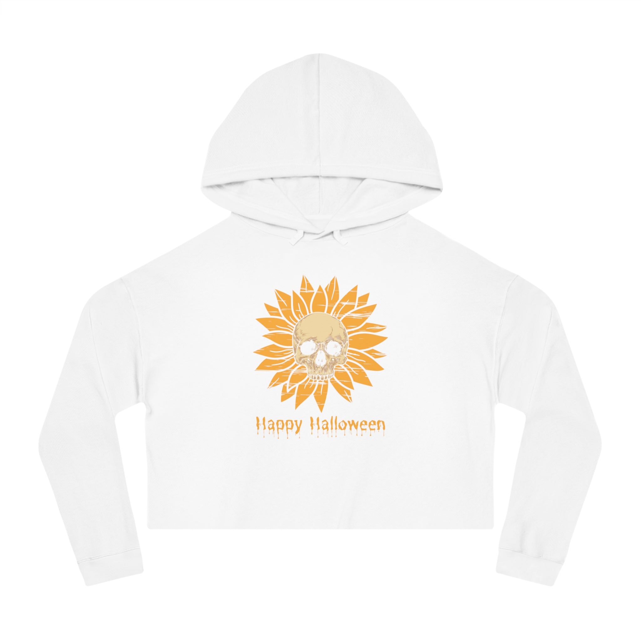 Womens Cropped Hooded Sweatshirt
