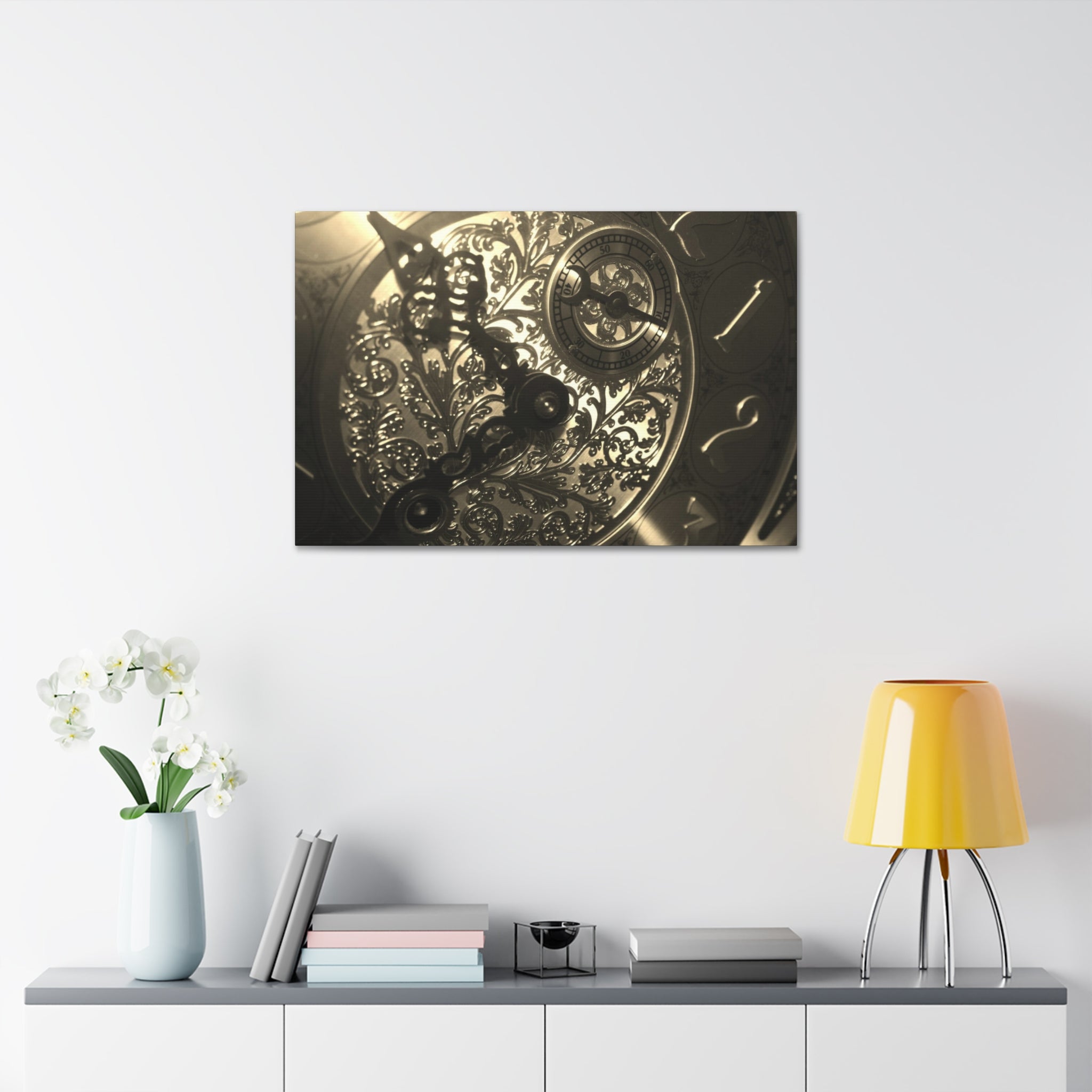 Canvas Stretched, 1.5'' - Grandfather Clock