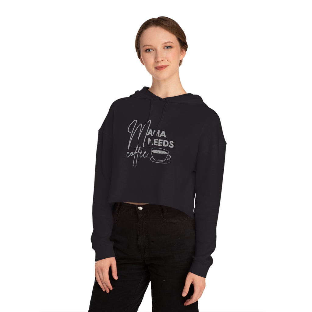 Womens Cropped Hooded Sweatshirt