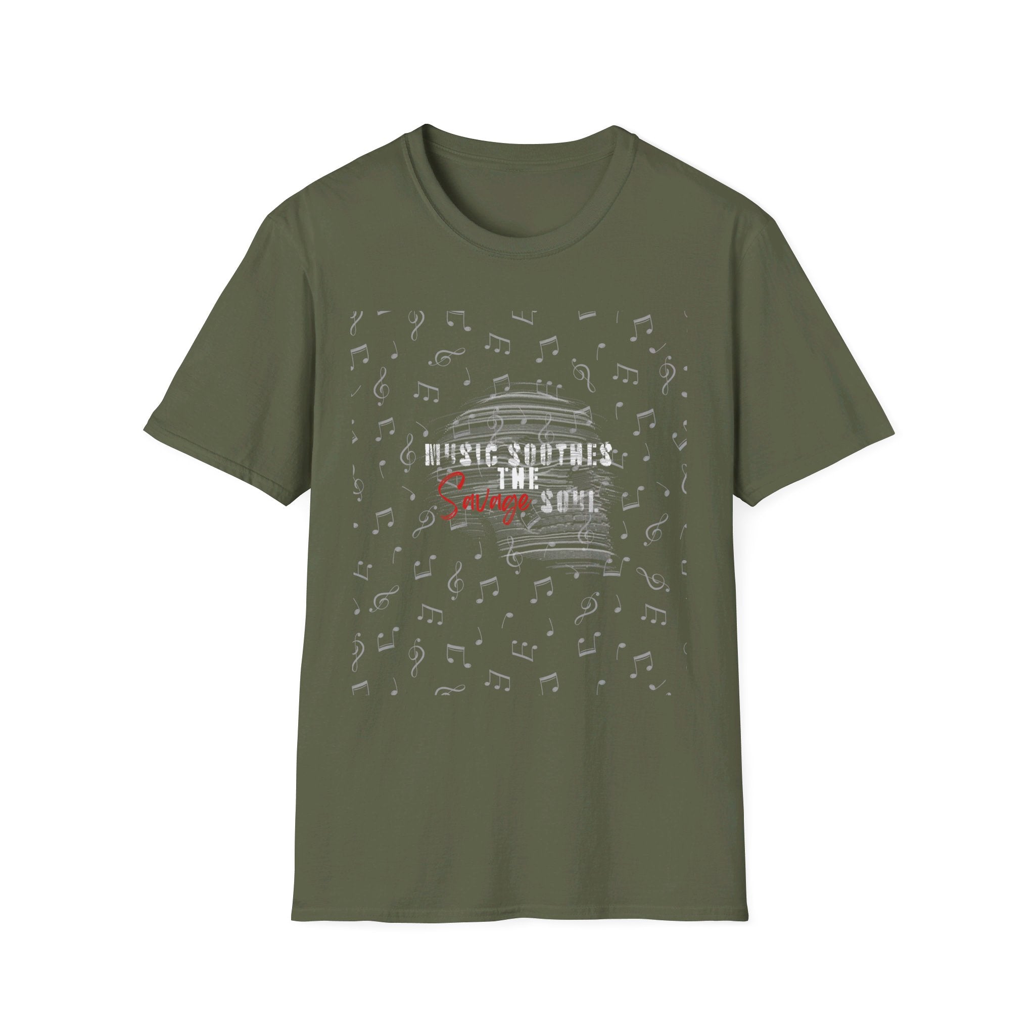 Unisex Softstyle T-Shirt - Music Soothes