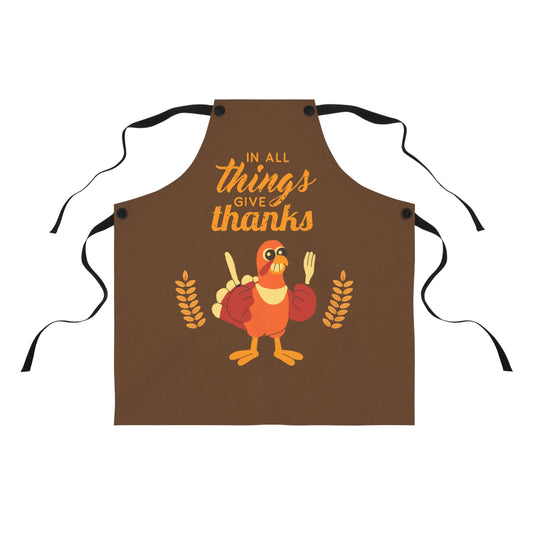 Thanksgiving Apron, Fun Cooking Gift for Chefs, Thanksgiving Decor, Family Gathering Apron, Kitchen Accessory