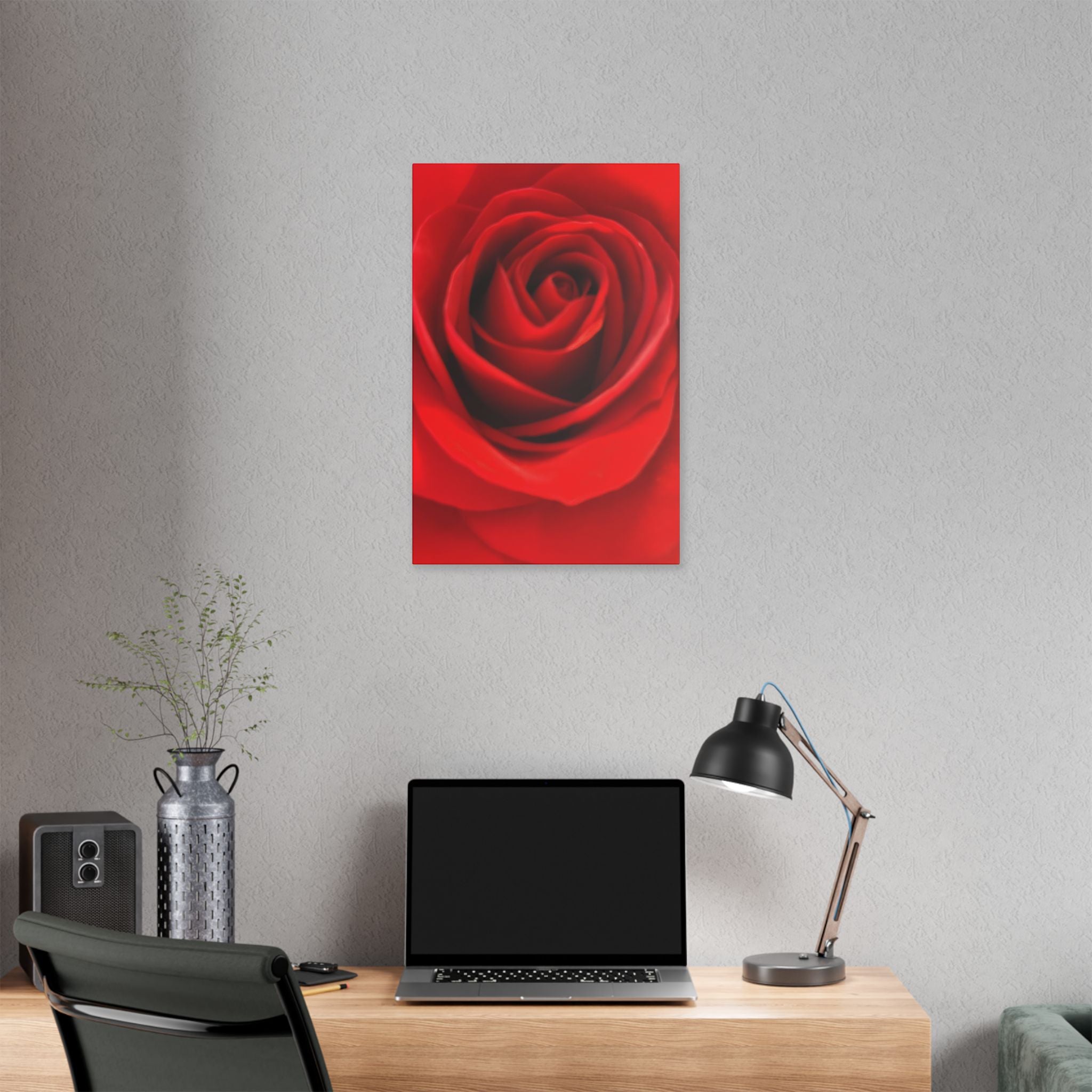 Classic Stretched Canvas - Rose