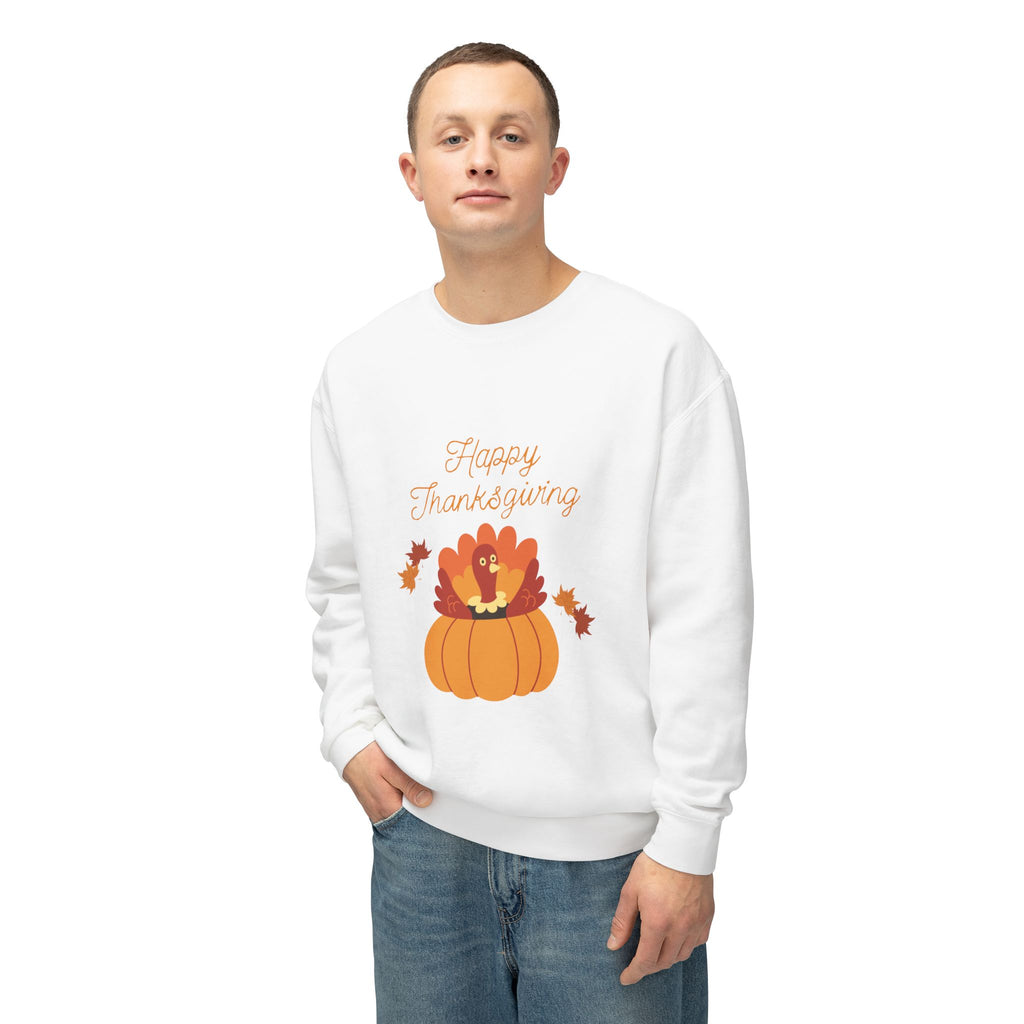 Thanksgiving Crewneck Sweatshirt, Cozy Fall Sweater, Holiday Apparel, Cute Thanksgiving Gift, Family Gathering Outfit