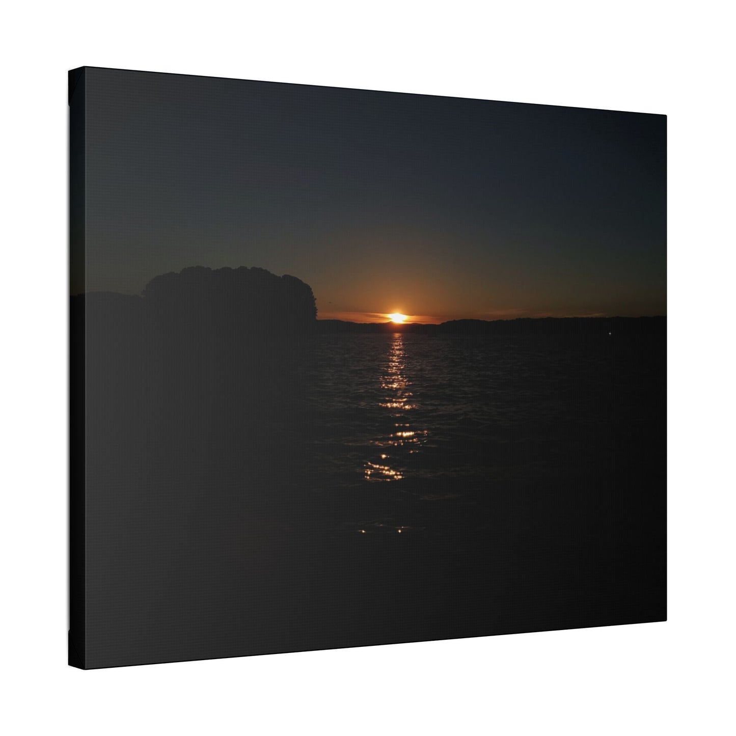 Classic Stretched Canvas - Sunset on Lake Alatoona