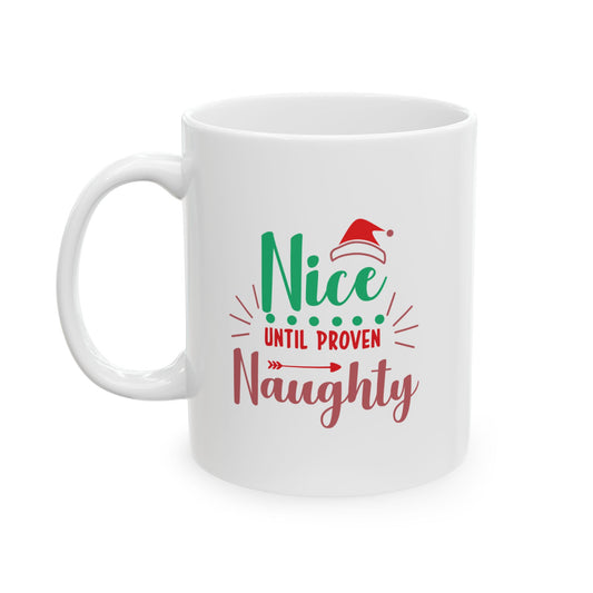 Festive Ceramic Mug - Perfect for Holiday Cheer, Great Gift for Friends & Family, Christmas, New Year Celebrations, Coffee and Tea Lovers,