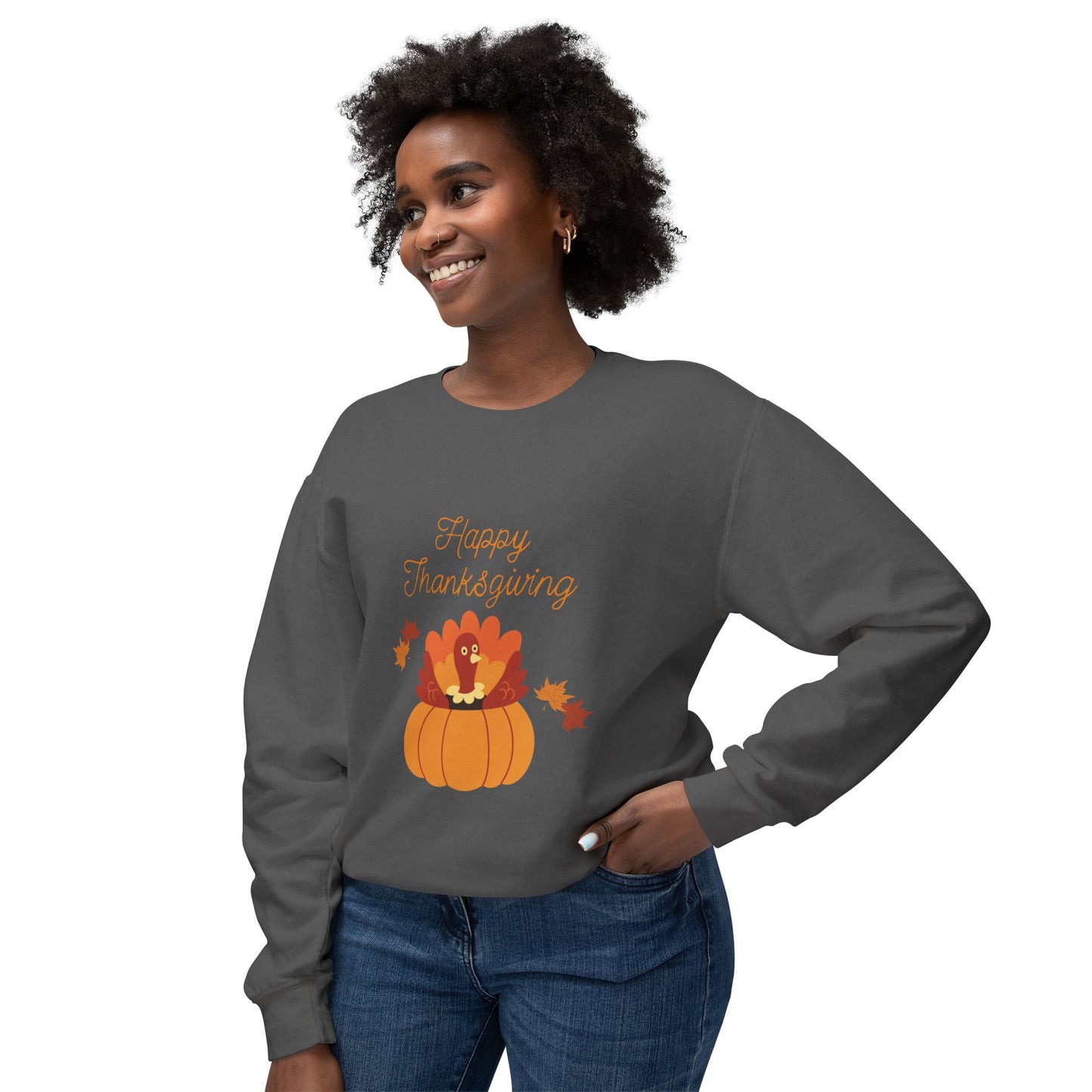 Thanksgiving Crewneck Sweatshirt, Cozy Fall Sweater, Holiday Apparel, Cute Thanksgiving Gift, Family Gathering Outfit