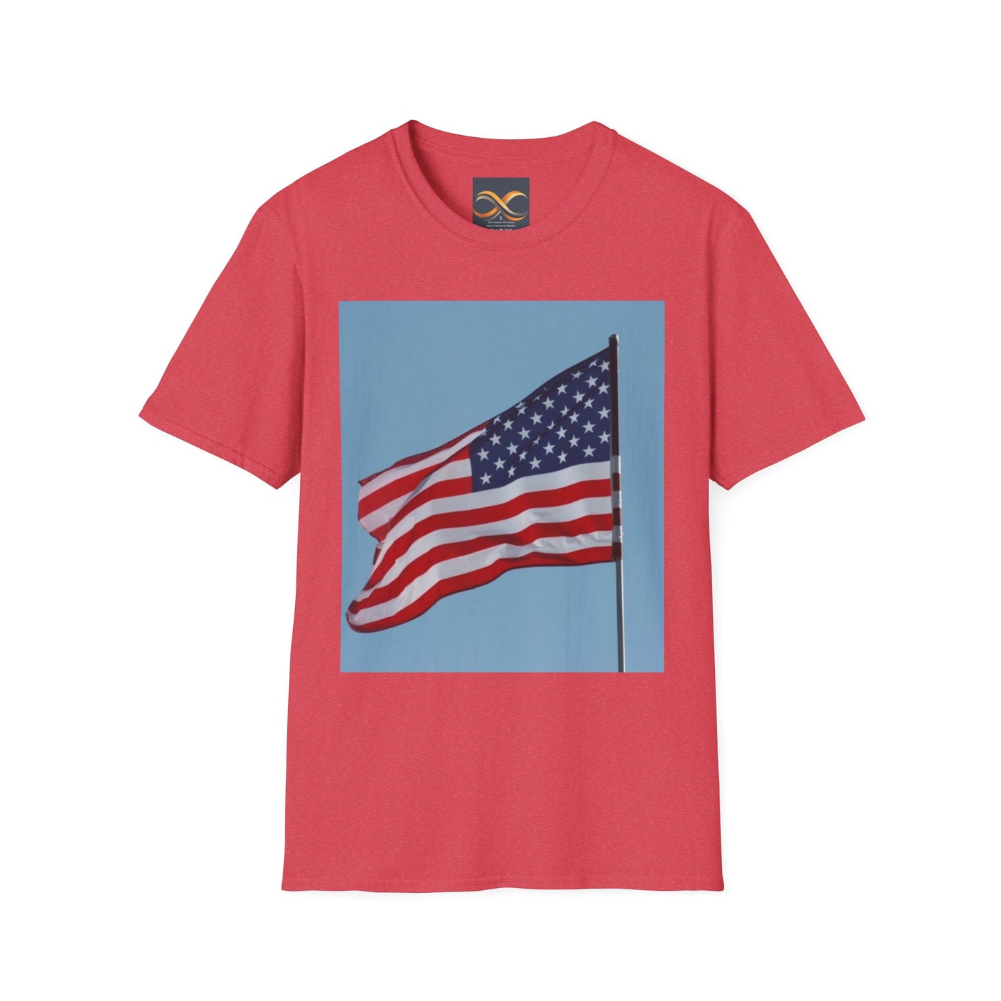 Unisex Softstyle T-Shirt - USA Flag