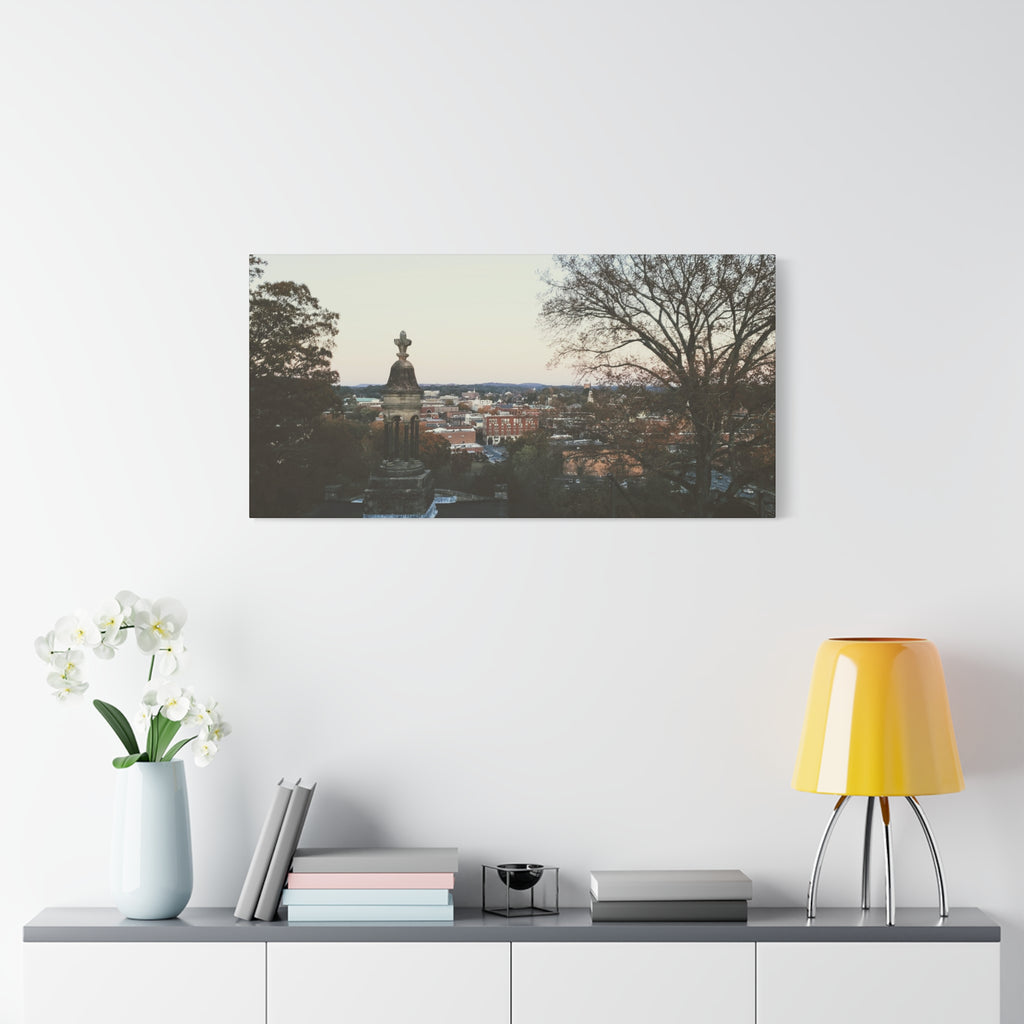 Classic Canvas - Rome, GA Cityscape in Old-Time color