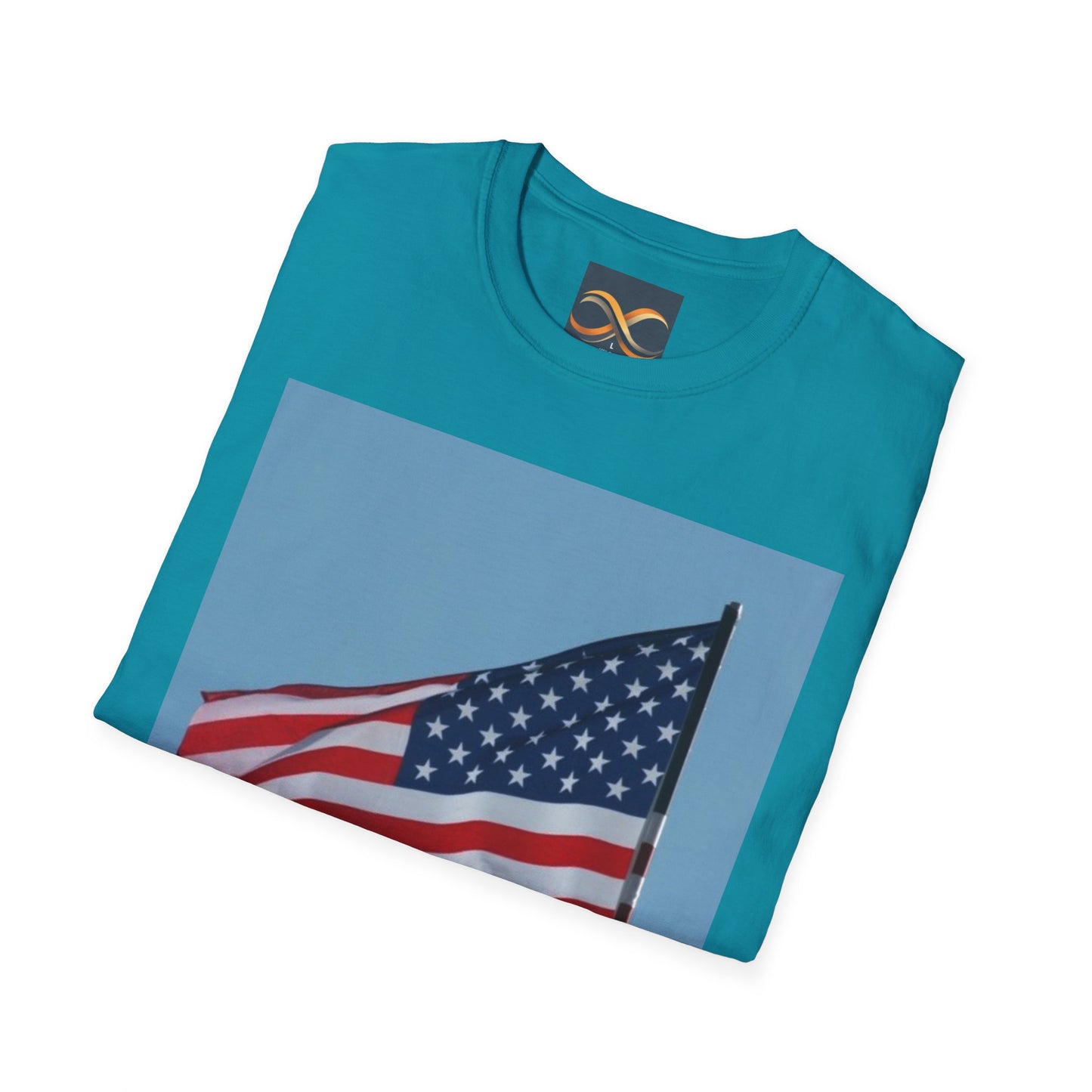 Unisex Softstyle T-Shirt - USA Flag