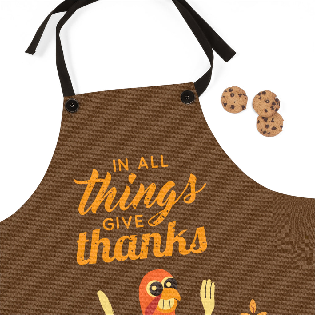 Thanksgiving Apron, Fun Cooking Gift for Chefs, Thanksgiving Decor, Family Gathering Apron, Kitchen Accessory