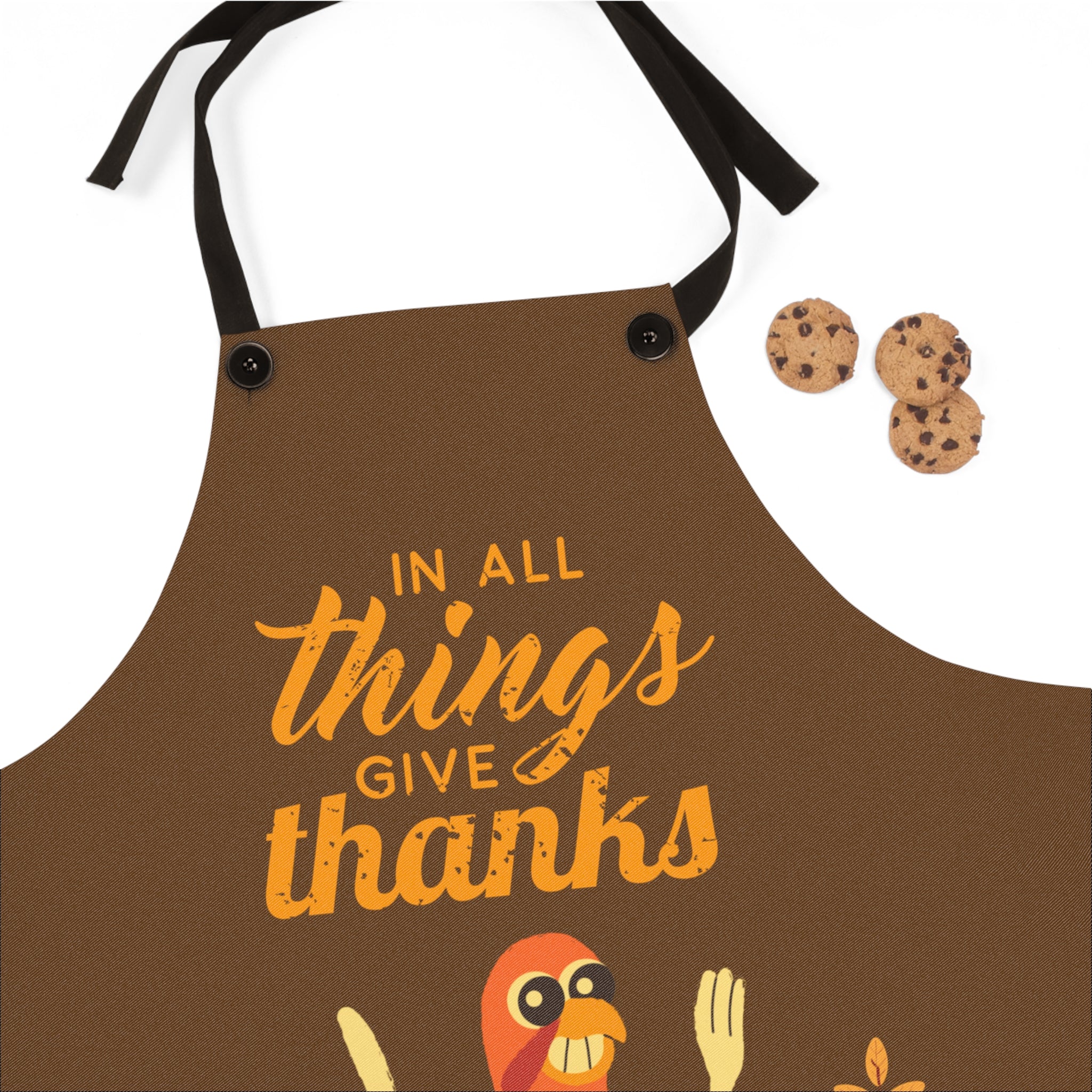 Thanksgiving Apron, Fun Cooking Gift for Chefs, Thanksgiving Decor, Family Gathering Apron, Kitchen Accessory