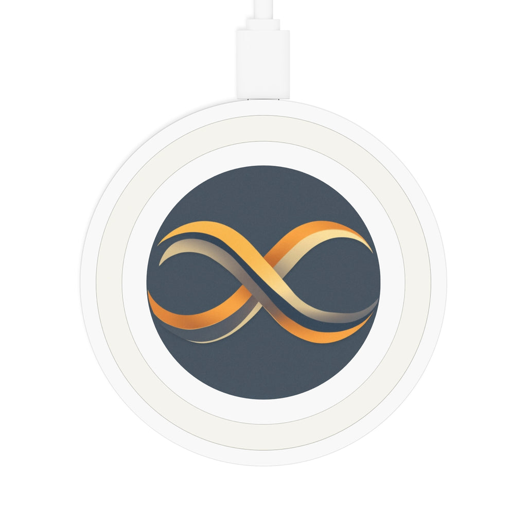 Stylish Wireless Charging Pad for Home & Office, Modern Tech Accessory, Perfect for Gifts,  Qi Certified Charger, Desk Organizer