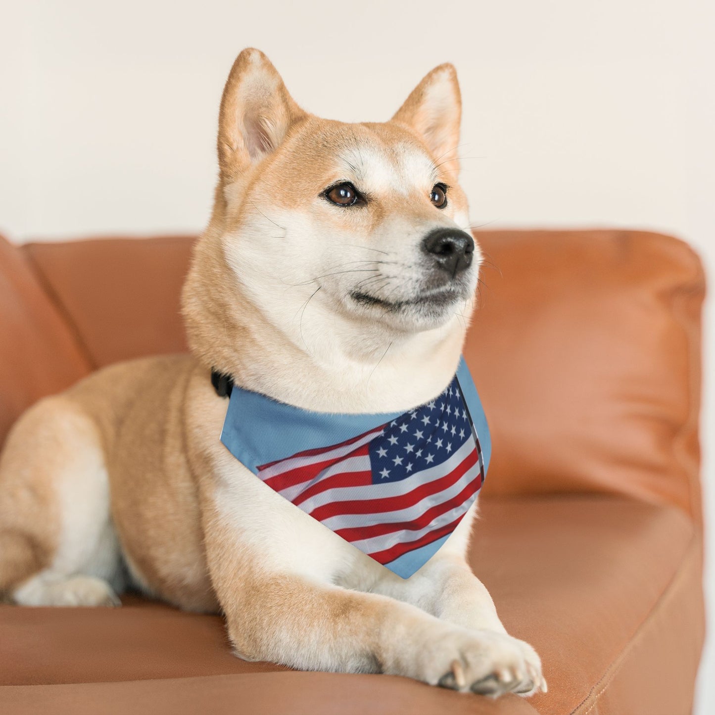 Pet Bandana Collar - USA Flag