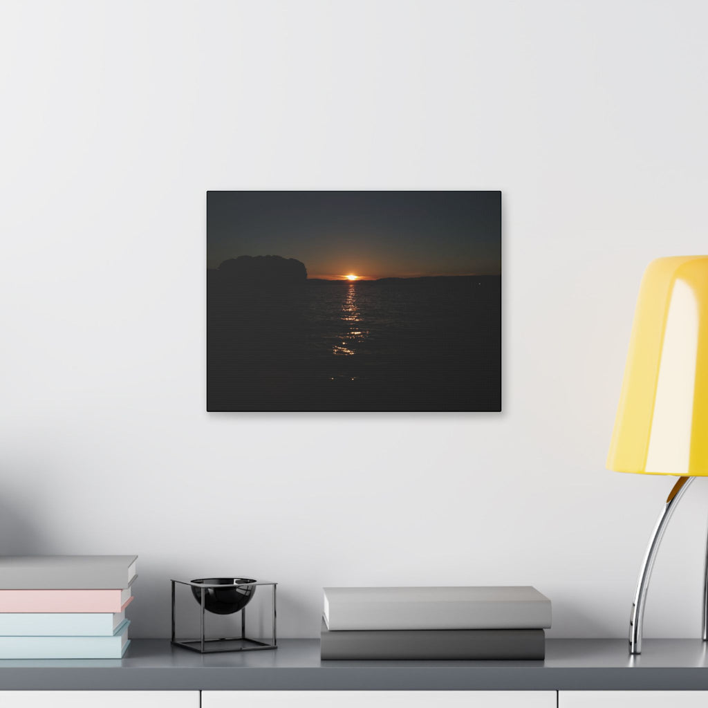 Classic Stretched Canvas - Sunset on Lake Alatoona