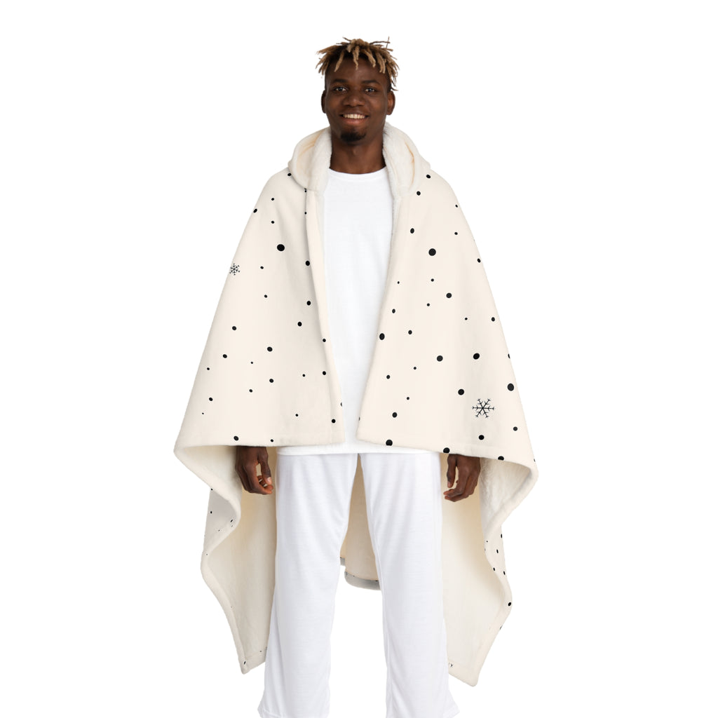 Hooded Sherpa Fleece Blanket