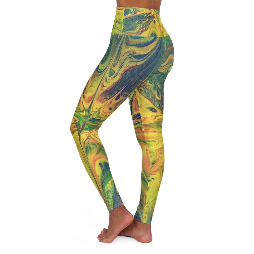 High Waisted Yoga Leggings (AOP)