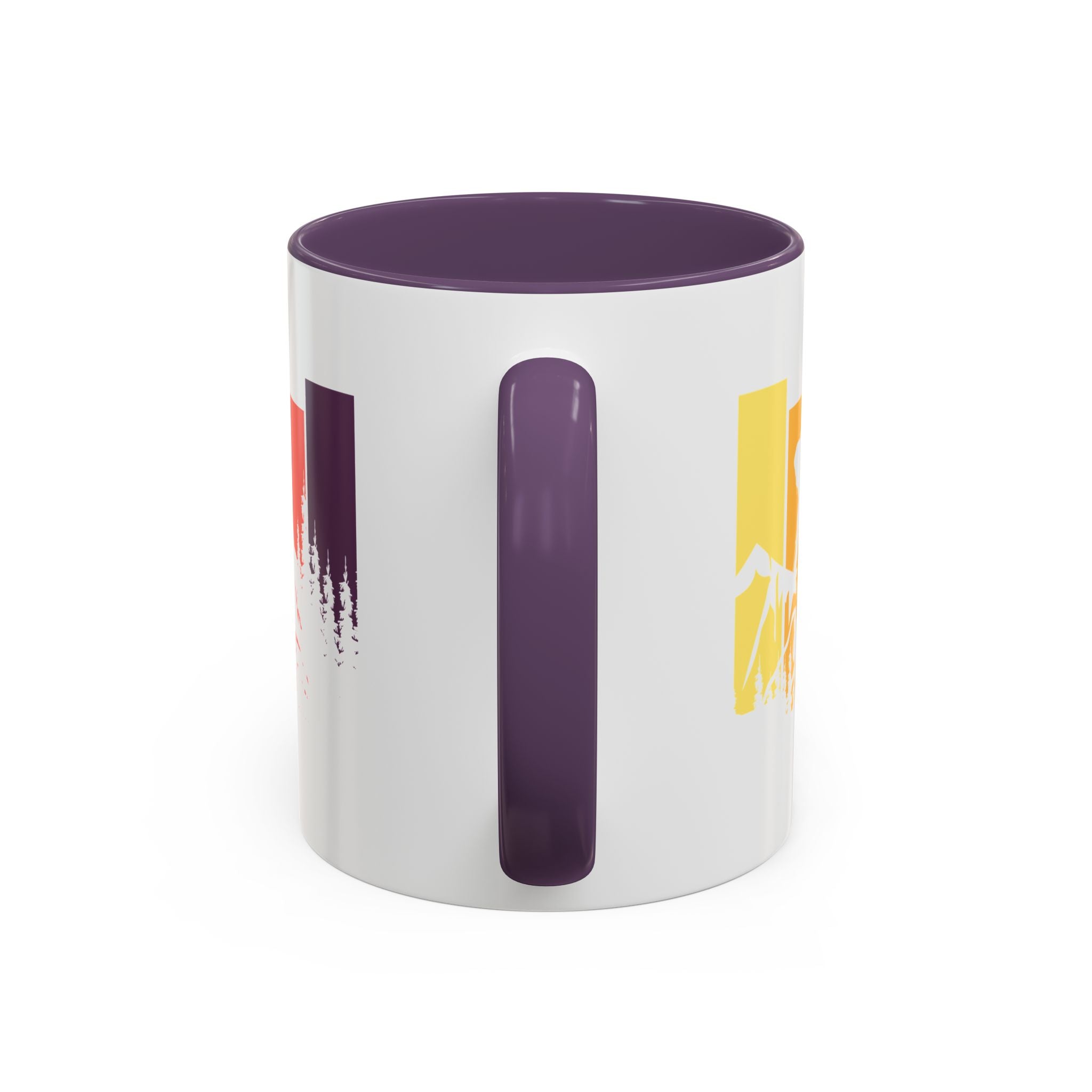 Colorful Mountain Adventure Coffee Mug, Nature Lover's Gift, Camping Mug, Hiking Coffee Cup, Outdoor Enthusiast Drinkware