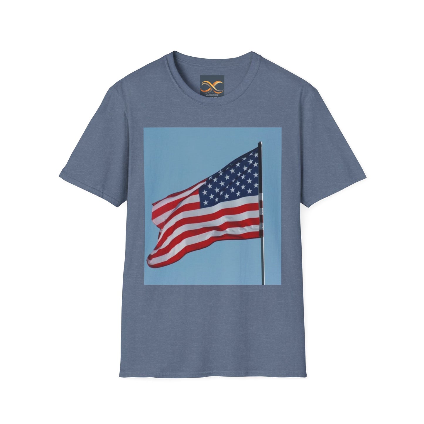 Unisex Softstyle T-Shirt - USA Flag