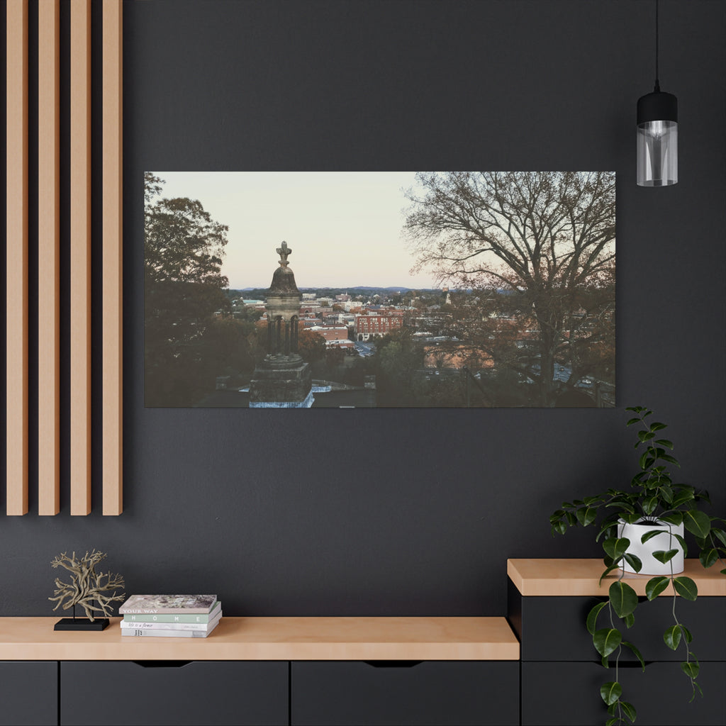 Classic Canvas - Rome, GA Cityscape in Old-Time color