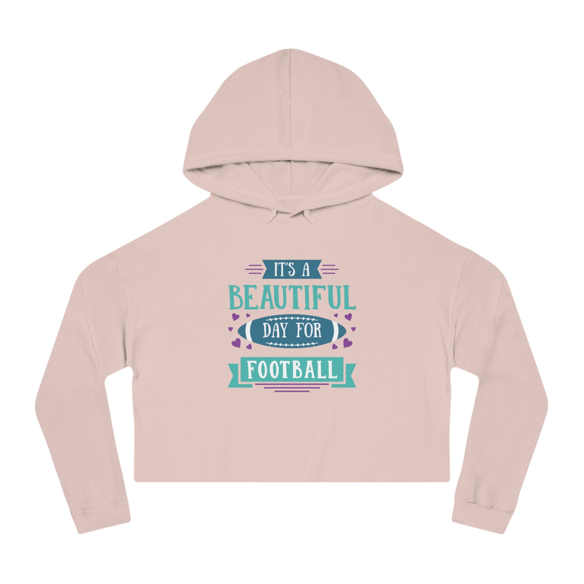 Womens Cropped Hooded Sweatshirt
